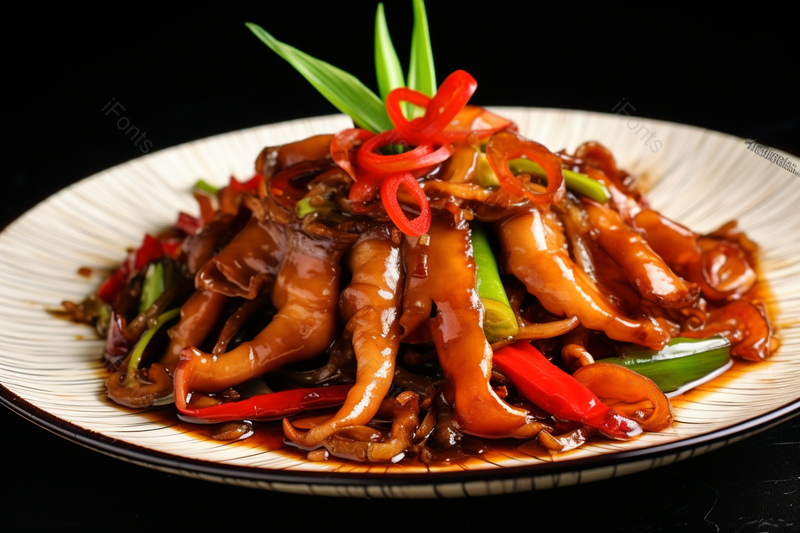 爆炒辣猪耳色香味俱全的炒菜摄影真实,高清,摄影图,摄影图片,图片大全,摄影图免费下载